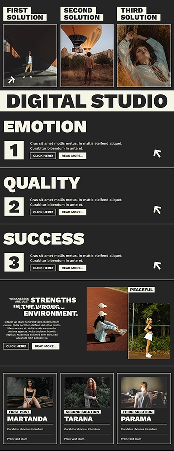Droha Free Elementor Template