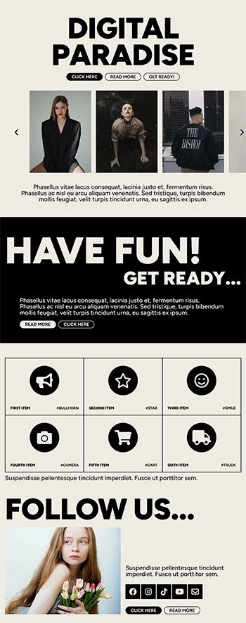 Sahaja Free Elementor Template